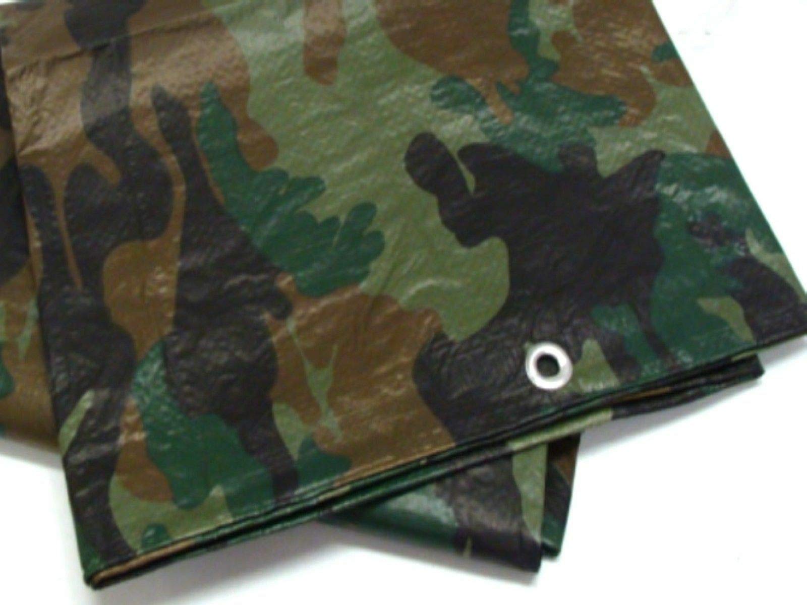 Tarpaflex 3.5 x 5.4 Camouflage Tarpaulin
