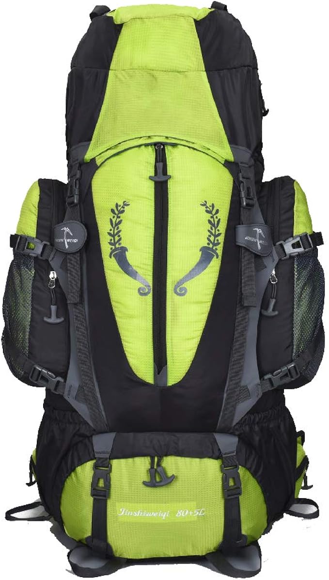 80L outdoor mountaineering bag, large capacity encrypted nylon