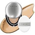 [*Mini Size*] TIRTIR Aura Glow Silver Cushion | Korean Cushion Foundation, (#31N French Beige, 0.15 Fl Oz)