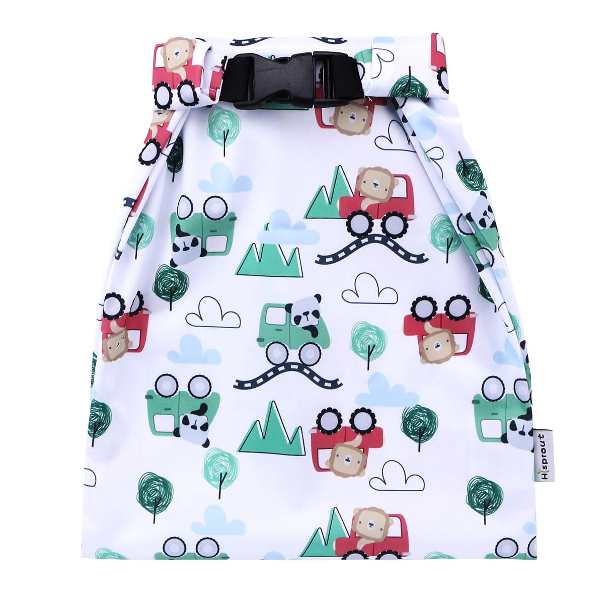 Hisprout Waterproof Washable Reusable Diaper Buckle Design Wet Bag (Car Travel)