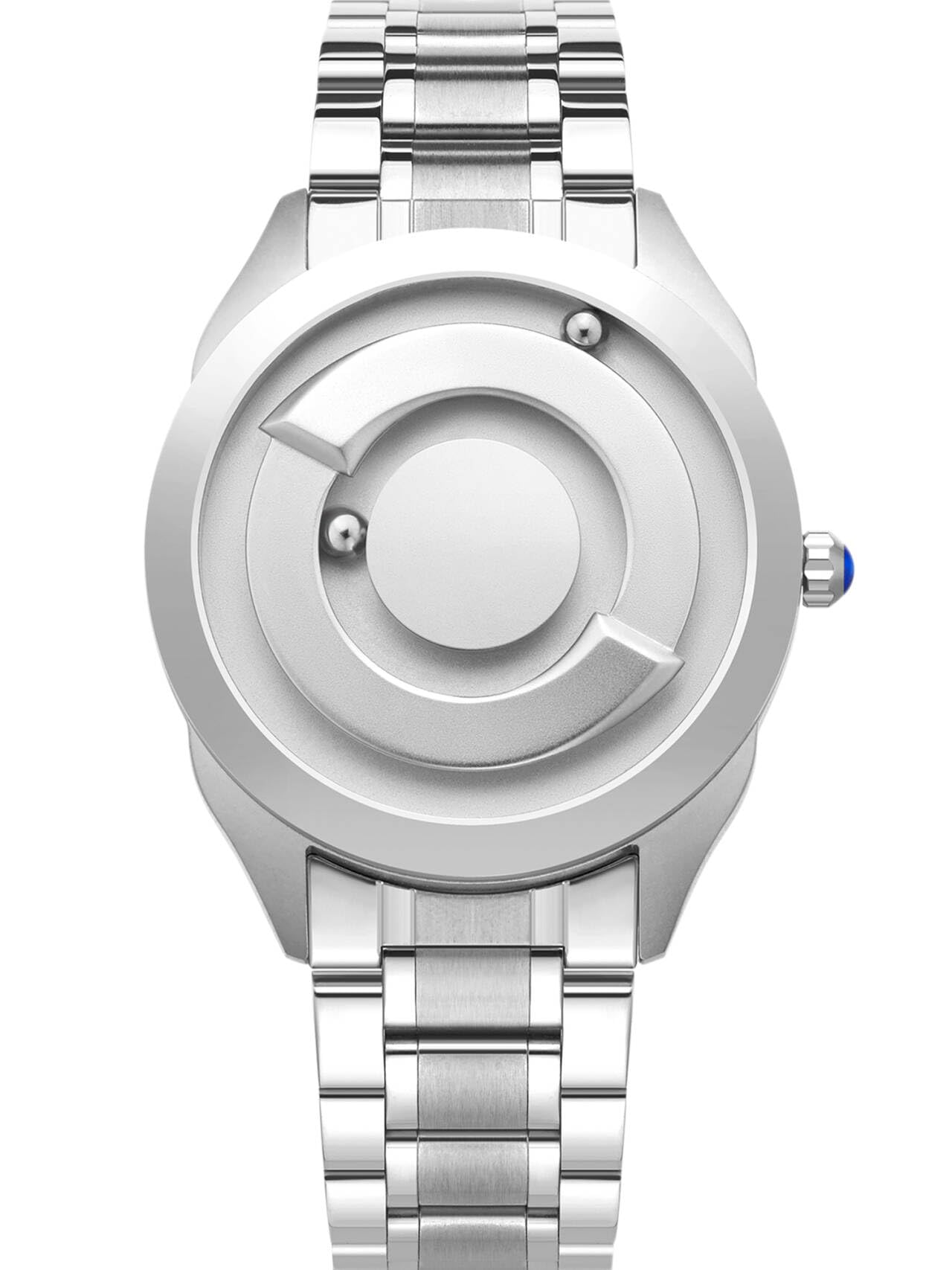 EUTOUR Men's Watch Wristwatch, Magnetic Watches Fancy Minimalist Unisex Watches Swiss Quartz Watch Stainless Steel Bracelet E034