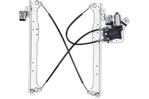 iMonse Rear Right Passenger Power Window Regulator with Motor Replacement for 2001-2007 Chevy Silverado / 2002-2006 Escalade/Chevy Suburban/Avalanche/Yukon/Sierra 741-579