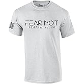 Mens Christian Shirt Fear Not Isaiah 41:10 Short Sleeve T-Shirt Graphic Tee