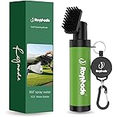 ROYMADE Pro Golf Club Brush Cleaner with 5oz Water Bottle Spray Water Easy Cleaning with Nylon Bristles, Adjustable Duty Retractable Clip, Carabiner Clip,Best Golf Gifts