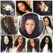Curly Human Hair Full Lace Wigs 130% Density Brazilian Loose Deep Curly Wig for Black Women Natural Color 12 inch