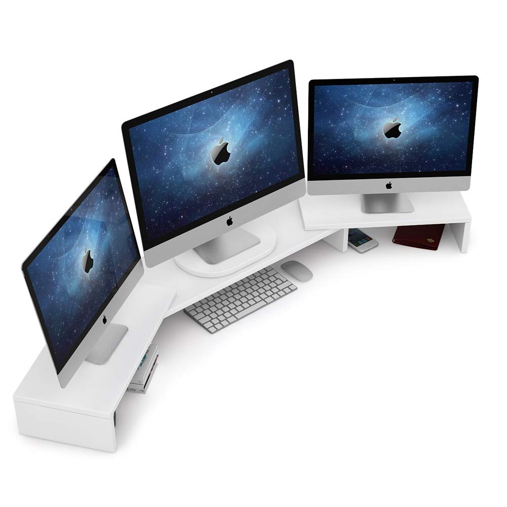 Best corner desk monitor stand riser