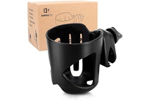 Stroller Cup Holder, Universal Drink Holder for Bikes, Trolleys or Walkers, Fits Most Cups