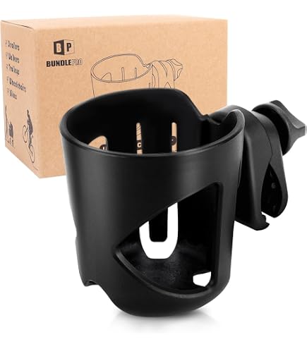 Support de tasse et de téléphone pour landau - Support portable et mobile - Installation simple - S'adapte à la plupart des poussettes Support de tasse et de téléphone pour landau - Support portable et mobile - Installation simple - S'adapte à la plupart des poussettes