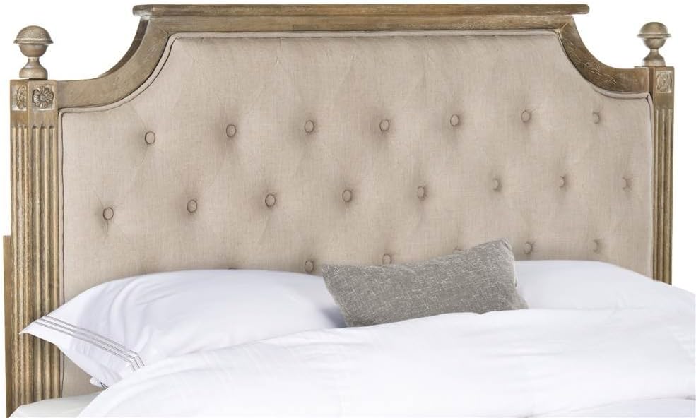 Best Tufted Linen Queen Headboard
