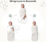 momcozy Baby Swaddle 0-3M 2-Pack Size 68x28cm Wonder Bamboo view 5