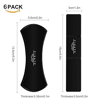 Tianhaixing 6 Stück Handy KFZ Halterung, Universal-Waschbar Fixate Gel Pad Auto Armaturenbrett Anti-Rutsch-Matte, Ständer für