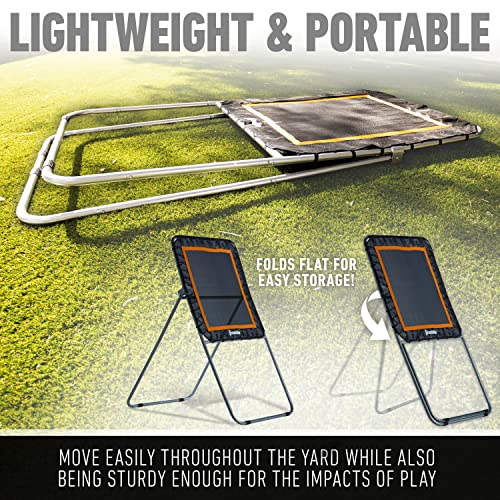 Franklin Sports Lacrosse Rebounder Lax Bounce Back Net + Rebounder