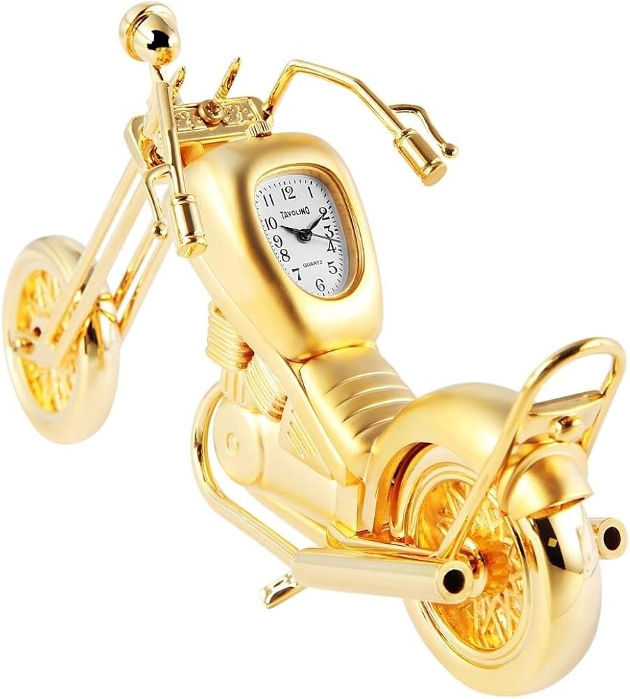 Miniature Novelty Clocks Miniature Clock Motorcycle Harley