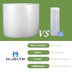 Hijelyn Inflatable Bubble Cushioning Wrap Roll