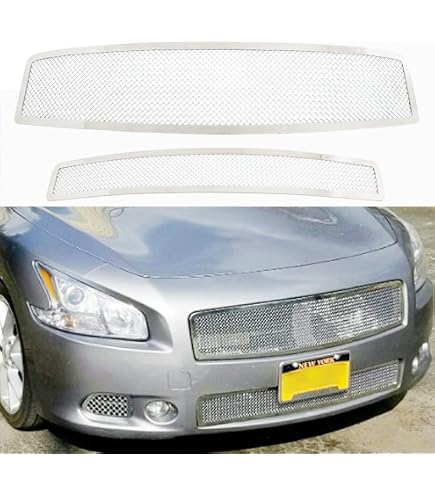 Amazon.com: For Nissan Maxima 2009 2010 2011 Grille | Chrome/Dark