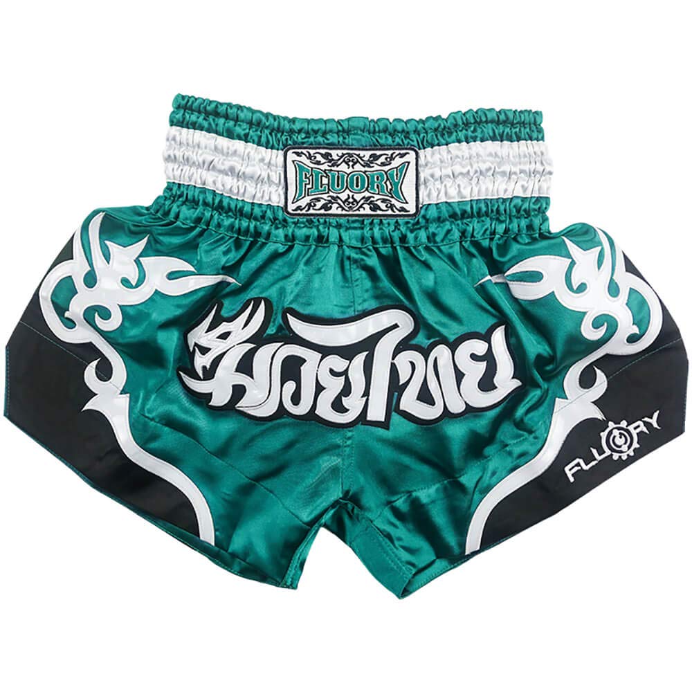 FLUORY Muay Thai Kampf-Shorts, MMA-Shorts, Bekleidung, Training, Käfigkampf, Grappling, Kampfsport, Kickboxen, Kleidung Navy — image 1