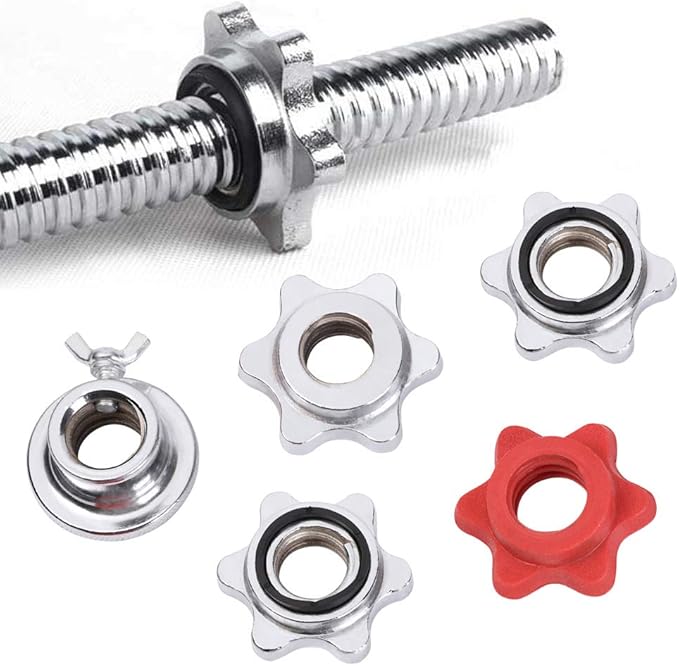 Olympic 2" 50mm Barbell Bar Clips 1" 25mm Dumbbell