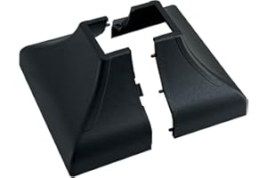 Myard Interlocking Post Cover Skirt Shoe for 1x1 Inch Post with 3.5x3.5 Inches Base Mounting Plate - Fast Install on Feet of 