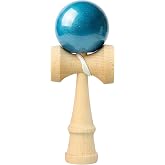 Junkin 7 Inch Kendama for Beginners and Pro,Metallic Blue