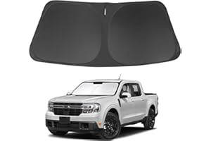 LHFLIVE Windshield Sun Shade Compatible with 2022 2023 2024 Ford Maverick Hybrid XL XLT Lariat Truck Accessories Protect Car from Sun Rays & Heat Damage