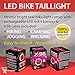 Xtreme Bright® X-96 USB Rechargeable LED Bike Taillight - 650mAh Battery (USB Cable Incl.), 4 Light Modes