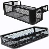 Titan Ramps Universal Front ATV HD Steel Cargo Basket w/Rear Drop Basket Set