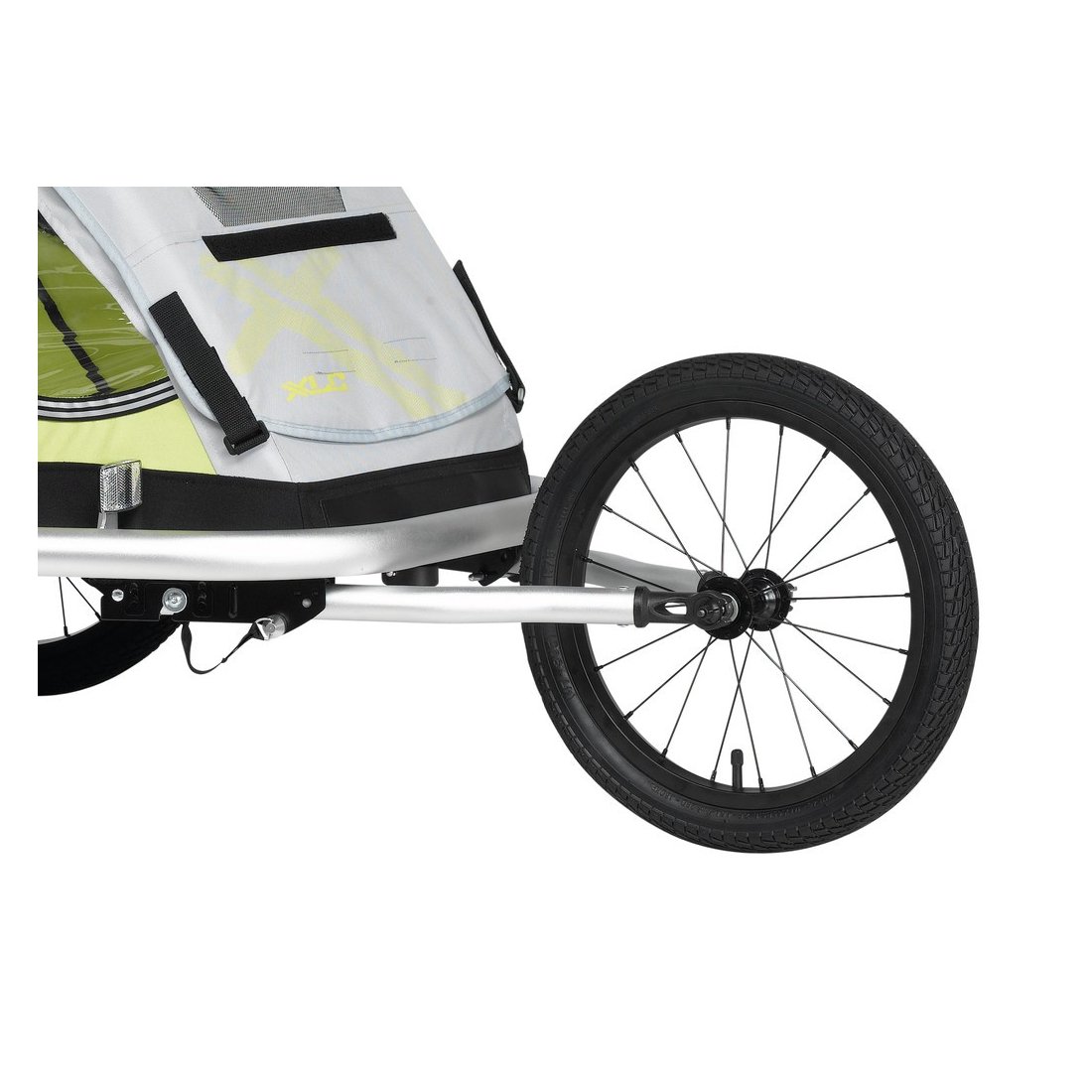 XLC Unisex Adult BS-X41 Jogger Kit for Kids Trailer, Black, Standard