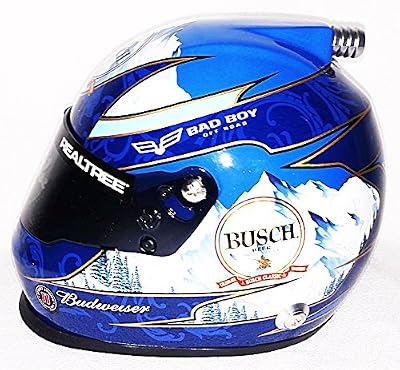 AUTOGRAPHED 2016 Kevin Harvick #4 Busch Beer Racing (Stewart-Haas Team) Bad Boy Buggies Signed Lionel Â½ Scale NASCAR Replica Mini Helmet with COA (Limited Edition!)