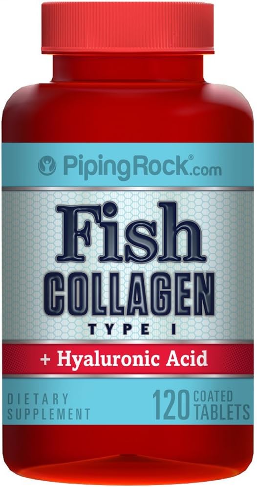 Fish Collagen 500mg + Hyaluronic Acid 20mg 120 Tab Health