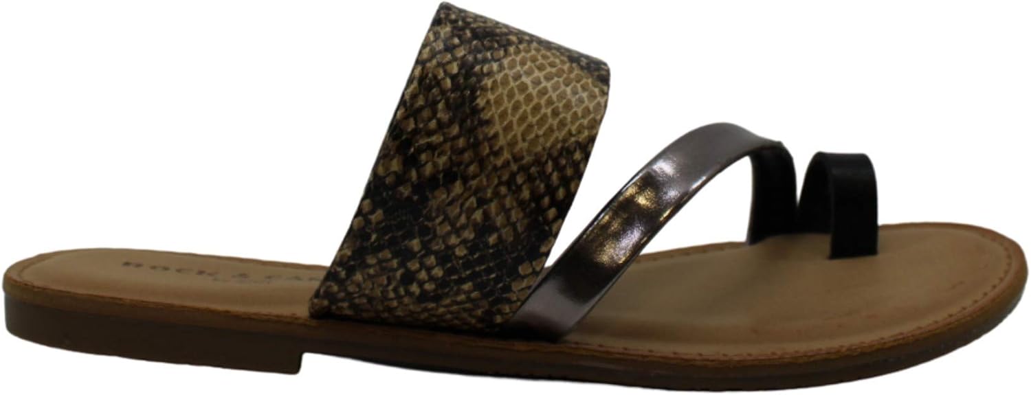 fabric slide sandals