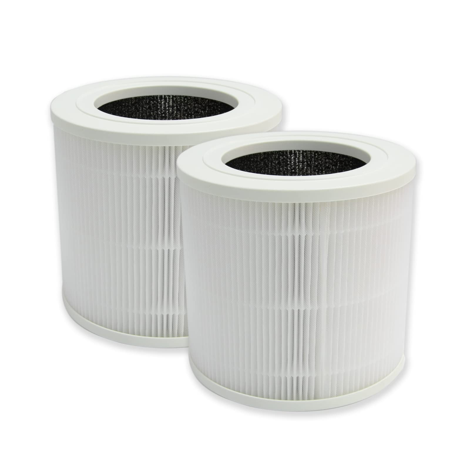 PUREBURG Replacement Filter Compatible with Proscenic A8 Air Purifier, 2-Pack H13 HEPA 4-Stage Filtration Activated Carbon Air Clean Dust - Fits A8 SE Only