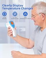 AILE Thermometer Non-Contact Forehead Infrared Fever Alarm Memory 32 Readings view 3