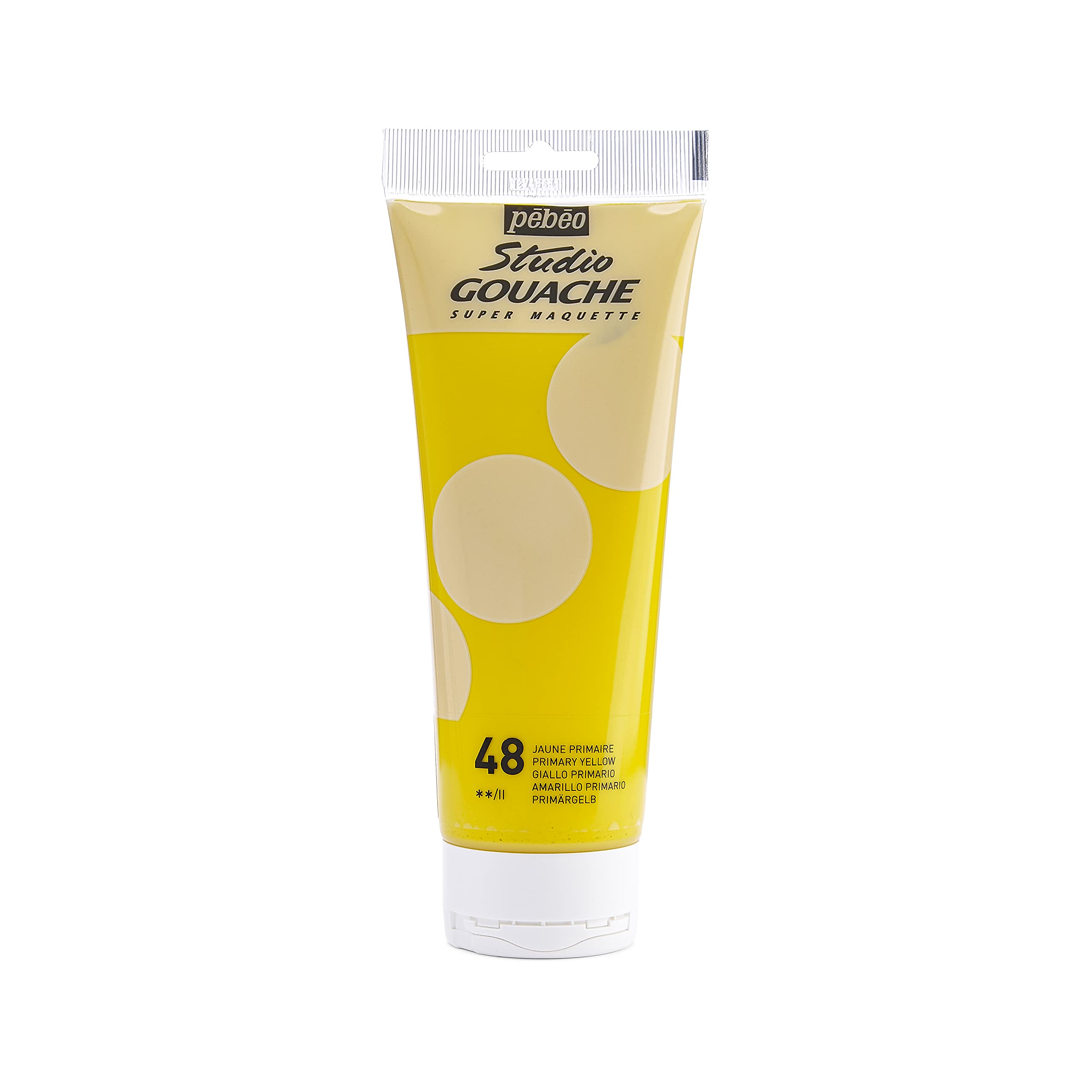 PEBEO 270-048 220 ml Studio Gouache, Primary Yellow