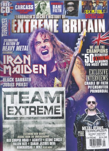 Terrorizer`s Secret History of Extreme Britain (September 2012,Terrorizer Magazine,Iron Maiden)
