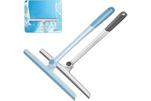 WDOPEN Household Squeegees for Glass Doors, Bathroom, Mirrors, Squeegee for Windows Cars and Tile Walls, Silicone Handle Show