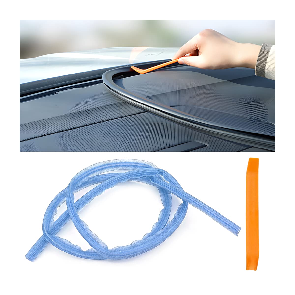 AUCELI Car Dashboard Seal Strip, Auto Windshield