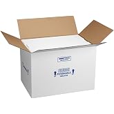 Polar Tech 266C Thermo Chill Insulated Carton with Foam Shipper, Large, 19" Length x 12" Width x 16" Depth