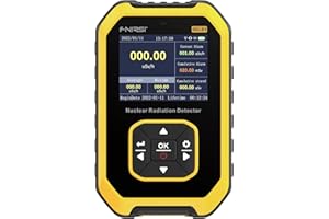 ANKONG Geiger Nuclear Radiation Detector X, β and γ Rays Tester Marble Radiation Ionization Personal Dose Alarm Geiger Counter