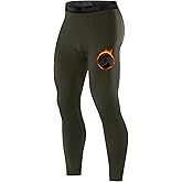 Runhit Men's Thermal Compression Pants Fleece Lined Sports Tights Athletic Leggings Base Layer Bottoms Cold Weather Gear