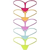 ETAOLINE Women's Low Rise Micro Back G-string Tiny Thong Panty