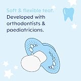 MAM Night Soothers 6-18 Months 2 Pack Glow in the Dark Grey/Cream view 3