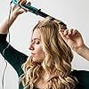 Revlon 3X Ceramic Tapered Curling Wand for Long Lasting Curls & Waves