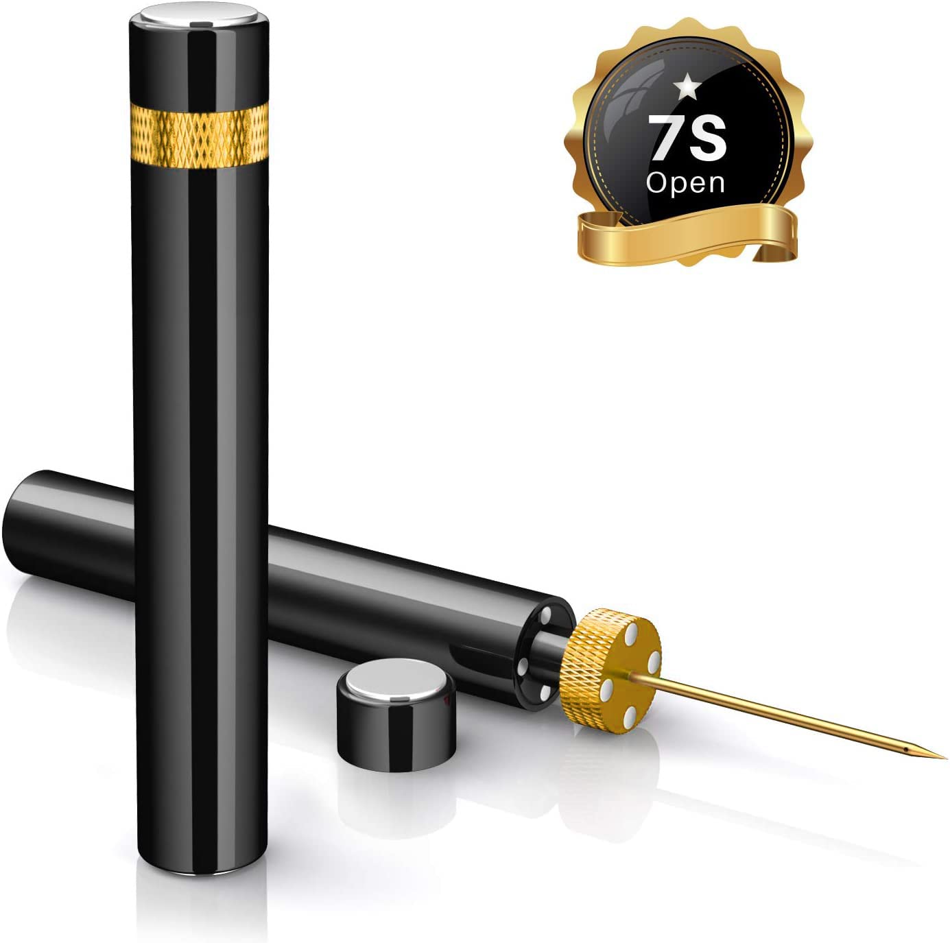 Elegear Air Pressure Pump Wine Bottle Opener for Removing Cork, Professional Handheld Portable, 7S Quick Opening for Home Bars Travel Picnic, No Damage Cork, Effortless, Gold