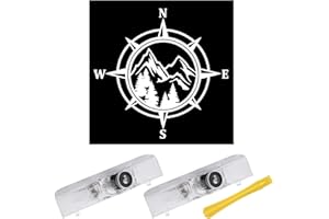 Aicdey No Fade Car Door Lights Logo Compatible with Nissan, LED Welcome Lights Accessories for Altima Maxima Armada Titan Quest Pathfinder TERRA