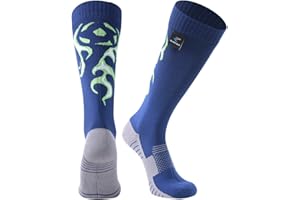 RANDY SUN Waterproof Skiing Socks, [SGS Certified] Unisex Knee High Breathable Hiking Trekking Sock 1 Pair