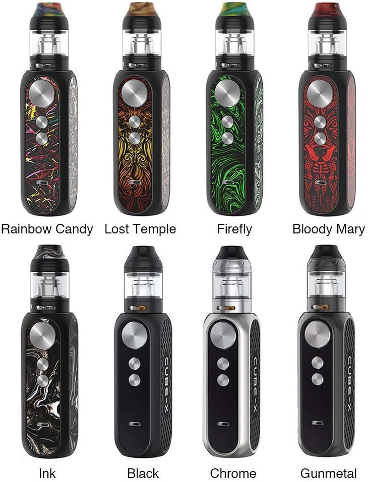 OBS Cube X 80W VW Kit with Cube X Mesh Tank No Nicotine No Tobacco TPD Compliant (Ink)