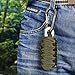 Gonex Survival Grenade Keychain Emergency Survival Kit, 550 Paracord Grenade with Carabiner, Eye Knife, Fire Starter, Fishing Tool for Camping, Hiking, Hunting, Travel