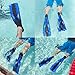 OMID Snorkeling Fins - Long Blade Design Full Foot Flipper for Snorkel Diving