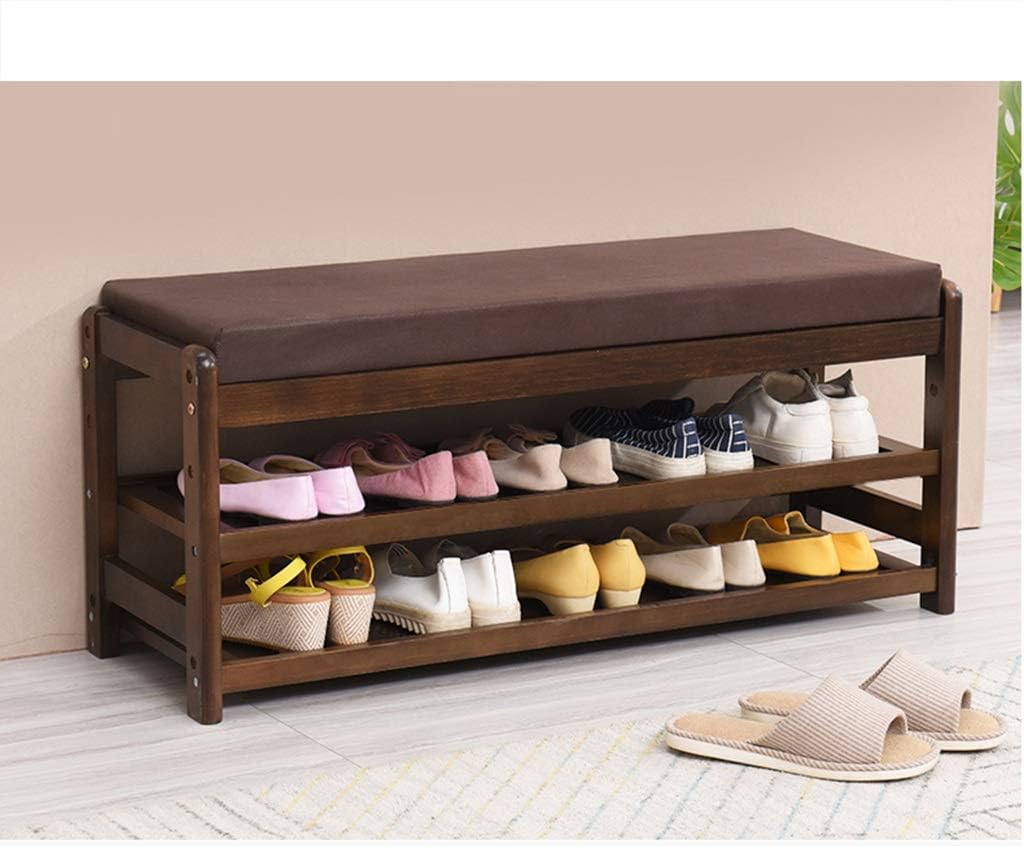 DWW Large 2Tier Shoe Rack 100 Pine Wood