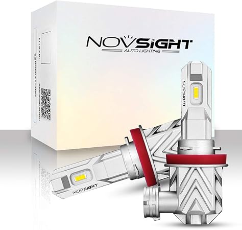 Amazon Novsight H11 H8 H9 H16国産車 Ledヘッドライト 新車検対応 lm 40w ハロゲンと同じサイズ99 車両取り付け可 360 発光 H8 H9 H16 Ledバルブ Dc12v Dc24v 対応 2年保証 2個セット Ledバルブ 車 バイク